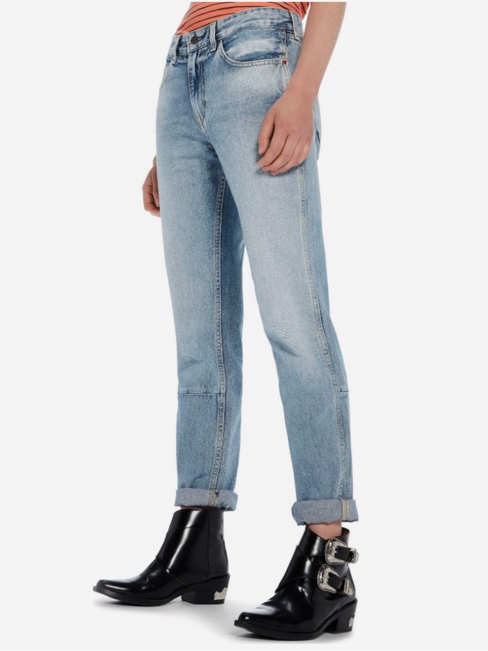 🆕 MAISON SCOTCH Sz 27/32 Slim Tapered Boyfriend Fit Women’s